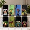 Чехол для телефона Hard-rock S-Sum 41 для Samsung Galaxy A73, A72, A71, A70, A53, A52, A51, Мягкий силиконовый черный чехол