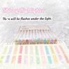 4 Colors Kawaii Glitter Highlighter Pen Pastel Chisel Pastel Highlighter Marker Scrapbook Painted Stationery School Supplies