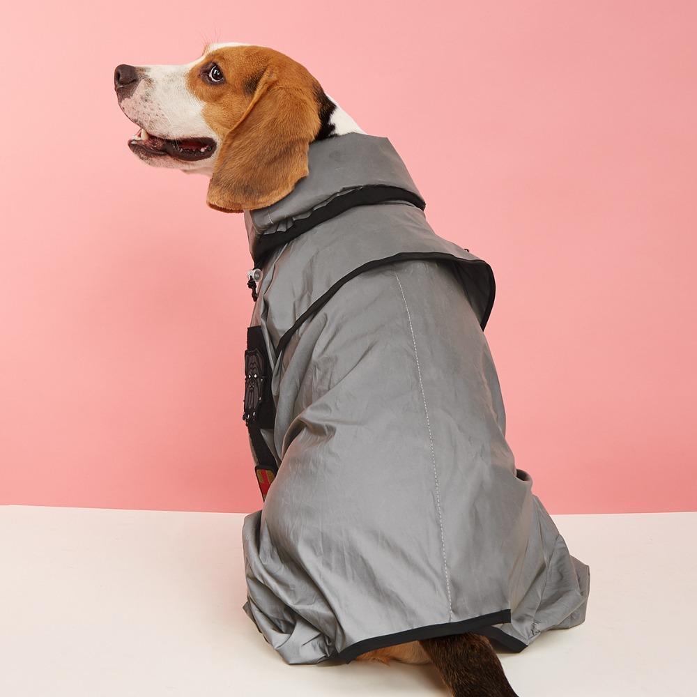 Reflective Pet Jacket Waterproof Dog Jumpsuit Dog Clothes Large Dog Raincoat Medium Large Dog
