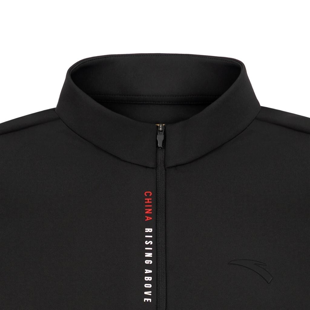 Anta Деловой Кэжуал Спортивная Мода Удобная Легкая Универсальная Футболка с Длинным Рукавом Воротник Поло Легкий Теплый Флис Вязка 152547402RN-3