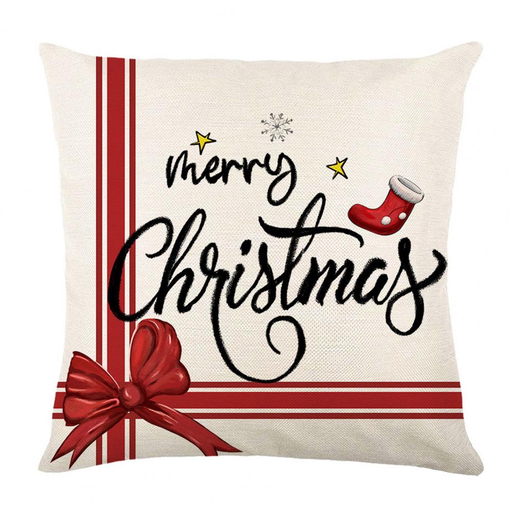 С Рождеством украшение для дома Рождественская наволочка Рождественское украшение наволочка Natal Navidad Новогодний подарок 2022 45x45 см