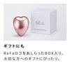 ReFa HEART BRUSH mini Серебристая Портативная Распутывающая Щетка для Волос Блеск Компактная Форма Сердца