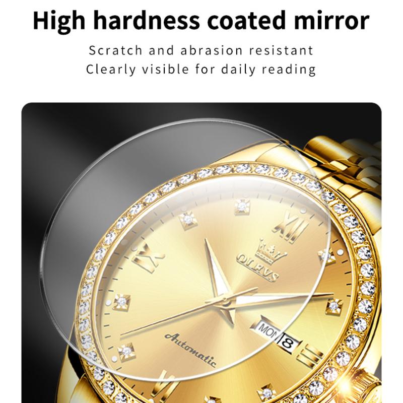 New Top Men's Watch Inlaid Dial Business Fully Automatic Mechanical Watch Men's Watch