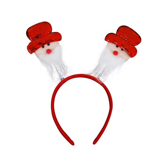 Рождественская повязка на голову для взрослых и детей, праздничный аксессуар для волос, повязка на голову с Санта-Клаусом и снеговиком для всех возрастов, для рождественских вечеринок и маскарада