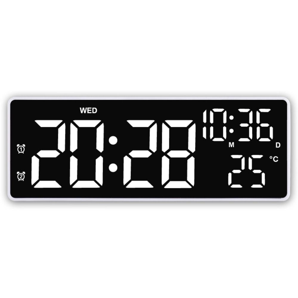 Temperature Alarm Clocks Date Display Table Clock New Digital LED Clocks  for Bedroom