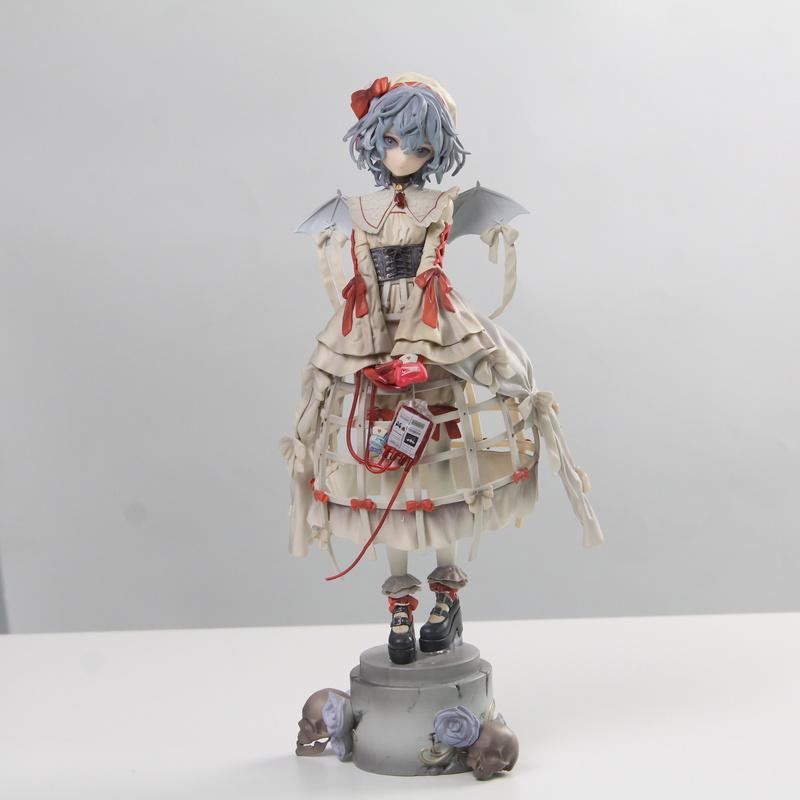Фигурка Аниме Ремилия Алая из Проекта Touhou ПВХ Коллекционная Модель Статуя Алый Демон Особняк Настольный Декор Коллекция Подарок