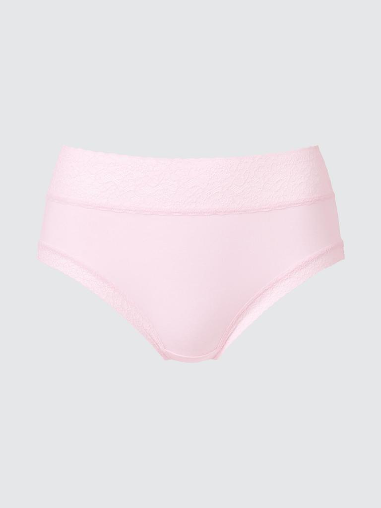 Uniqlo Япония Мягкие Модальные Шорты Просто Талия Широкое Кружево