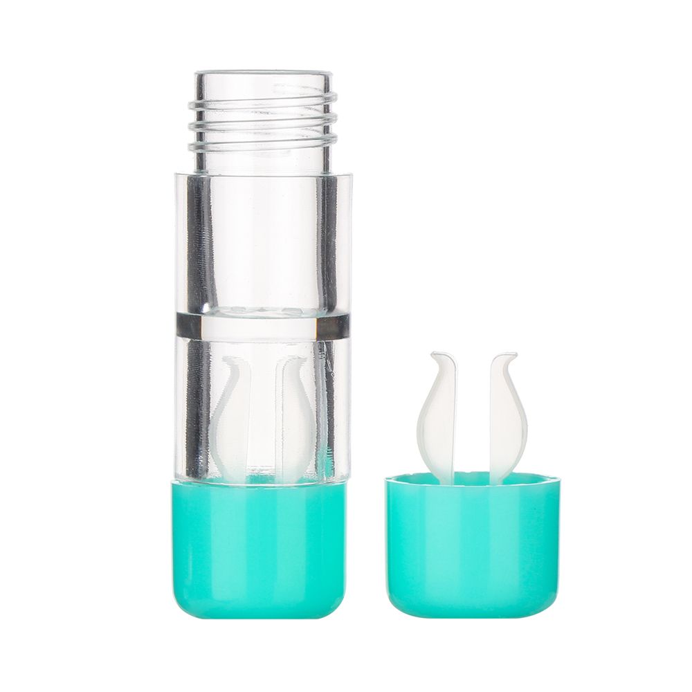 Мини Пластиковый Портативный Дорожный Держатель для Очков Бутылка-Туба Бокс для Замачивания Контейнер для Контактных Линз