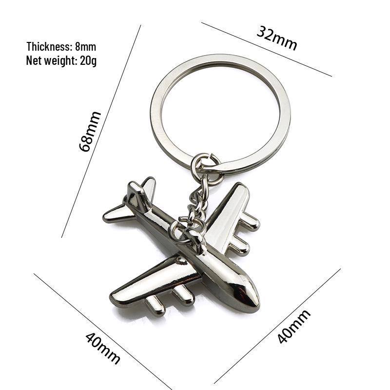 Брелок-модель самолета J-20: 3D Подвеска в виде самолета Сувенирный подарок