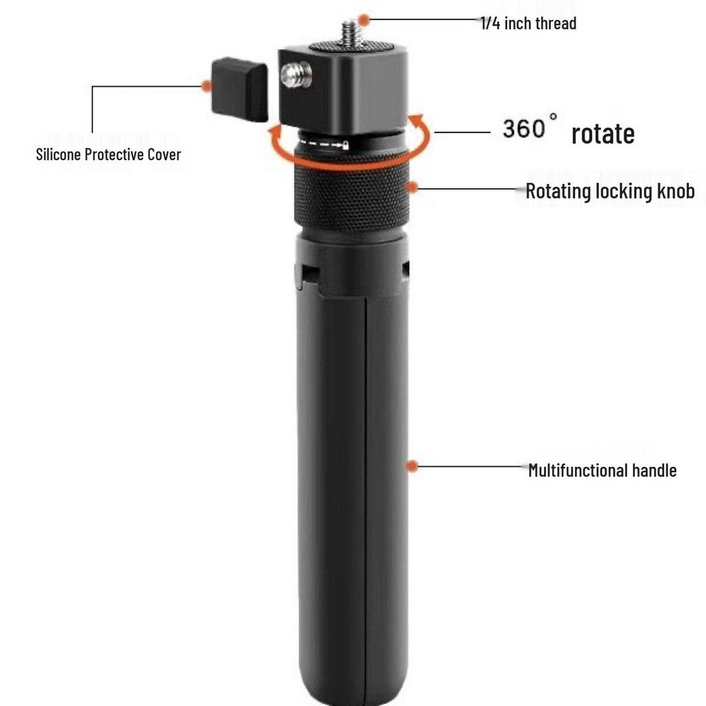 Compatible Selfie Stick for Insta360 X2/X3/X4 and GoPro – Invisible Bullet Time Handheld Extension Stick