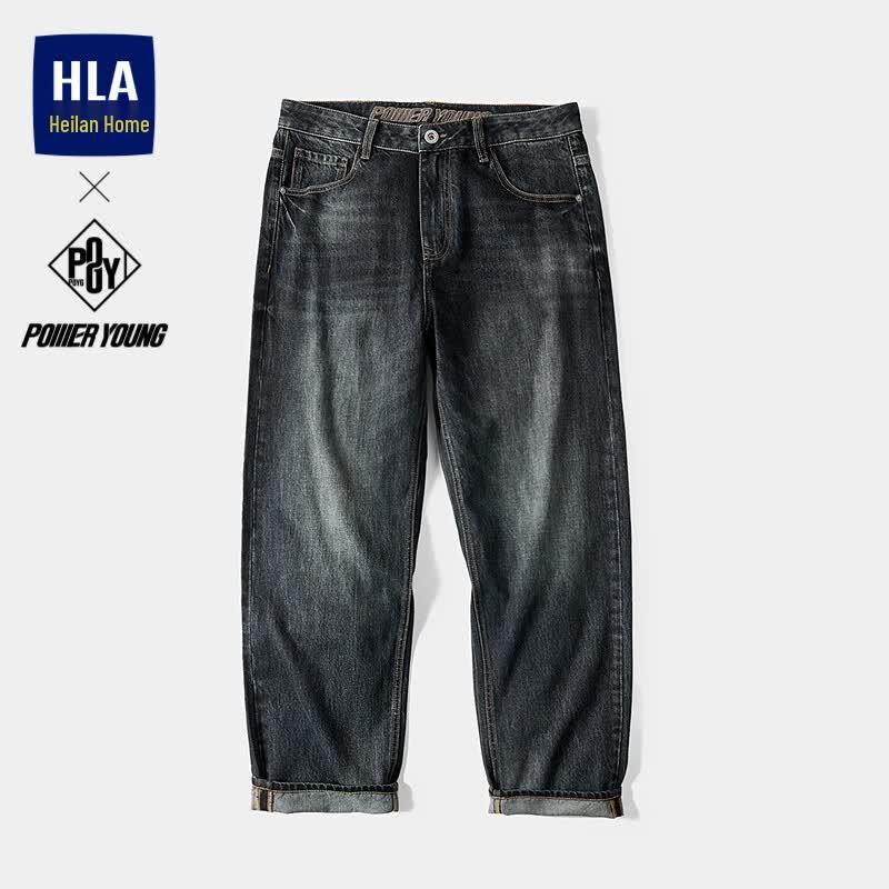Джинсы HLA для мужчин, серия 26 POWER YOUNG, прямые