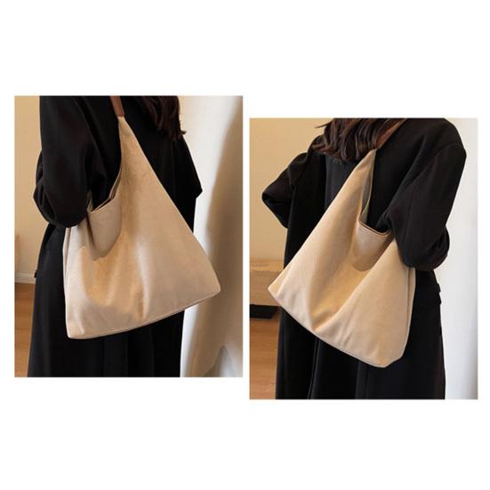 Замшевая сумка через плечо в стиле ретро, большая вместимость, сумка-кроссбоди, регулируемый ремешок, повседневная сумка большой вместимости