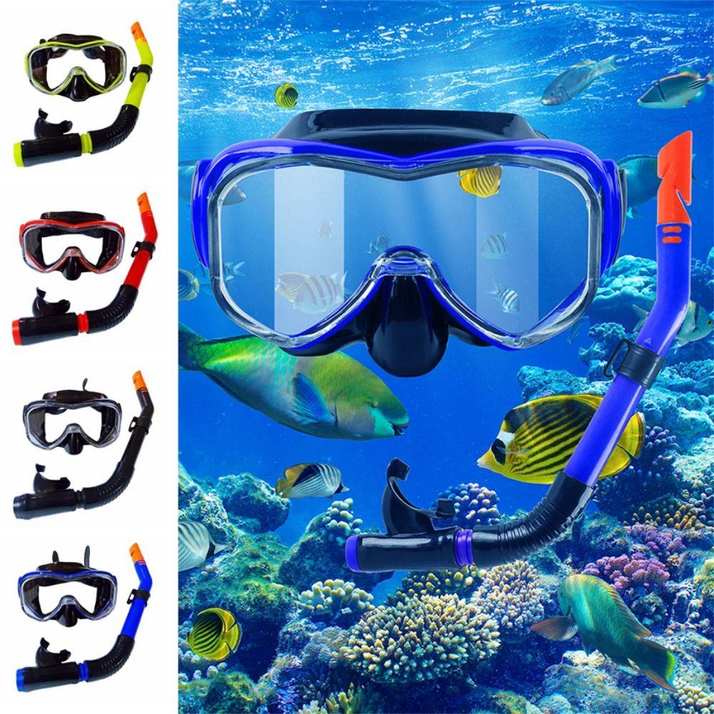 Waterproof Underwater Snorkeling Mask Anti Fog Women Diving Suit Swimming Goggles Water Sports