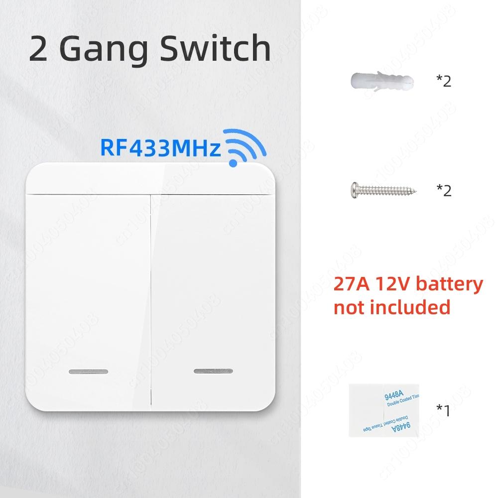 Tuya Умный дом WIFI Релейный модуль Переключатель Мини Свет RF433MHz Настенная панель Переключатель Беспроводное голосовое управление Таймер Google Home Alexa