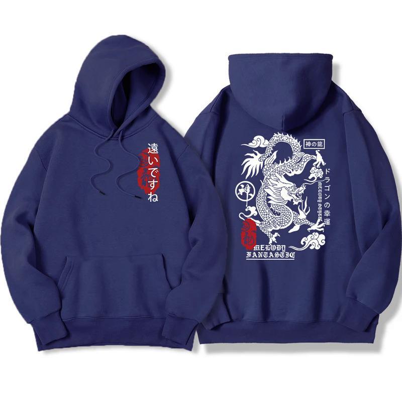 The Harajuku Dragon Funny Pattern Hoodie