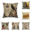 Stylish Cotton Linen Pillow Covers For Halloween Featuring Unique Pumpkin Designs