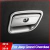 For Jeep Grand Cherokee 2014 2015 2016 2017 2018 Car Storage Box Handle Door Bowl Cover Trims Car Styling Accessories