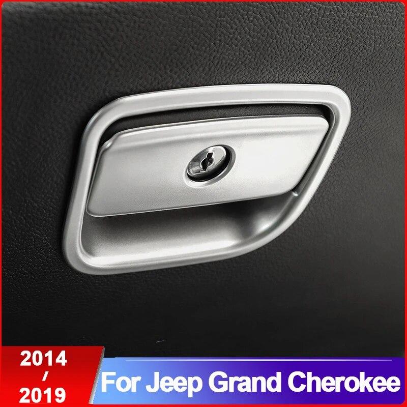 For Jeep Grand Cherokee 2014 2015 2016 2017 2018 Car Storage Box Handle Door Bowl Cover Trims Car Styling Accessories