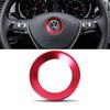 Для VW Golf 4 5 Polo Jetta Декоративное кольцо-крышка на центр руля, наклейка-эмблема Для Volkswagen Чехлы на руль