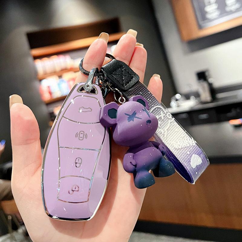 Подходит для нового ключа Hongqi H5 2024 года, комплект 2023 H6 H9HQ9 HS5 HS7 HS3, чехол-пряжка для автомобиля, мужской