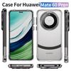 Для чехла телефона Huawei, Новая противоударная фурнитура, Независимые кнопки, Утолщенная задняя панель Aleck, Прозрачный чехол для телефона