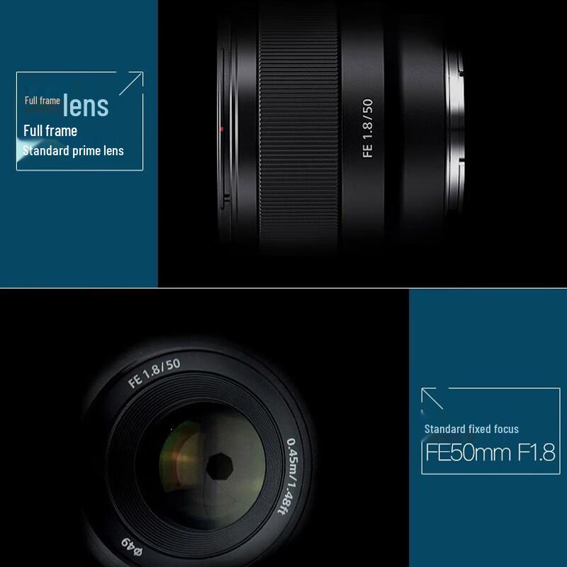 Sony Sonnar T* FE 50mm F1.8 Full-Frame Standard Prime Lens