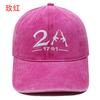New A--Embroidered baseball cap Washed retro men's and women's casual outdoor sports sun hat