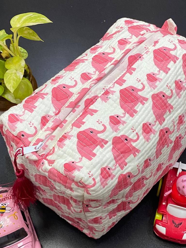 LARGE Multipurpose Quilted Pouch/ Bag