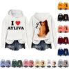 Women's Fashion Casual Long Sleeve Loose Printed Pullover Sports Long Sleeve Hooded Sweatshirt