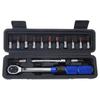 2-24 Нм 1/4 дюйма Набор динамометрических ключей 15 в 1 Набор бит для динамометрического ключа Регулируемый динамометрический ключ с кейсом для хранения для велосипеда