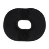 Donut Pillow for Sitting Memory Foam Ergonomic Breathable Hollow Office Chair Cushion Pad Black