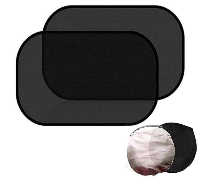 Car Sun Shade Sides, 2 Pieces, Static Cling To Cling, UV Protection, Car Window,