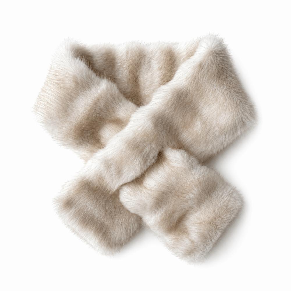 Faux Fur Winter Hat Scarf Set Thick Warm Fisherman Hat Scarf Fashion Plush Snood Scarf Women