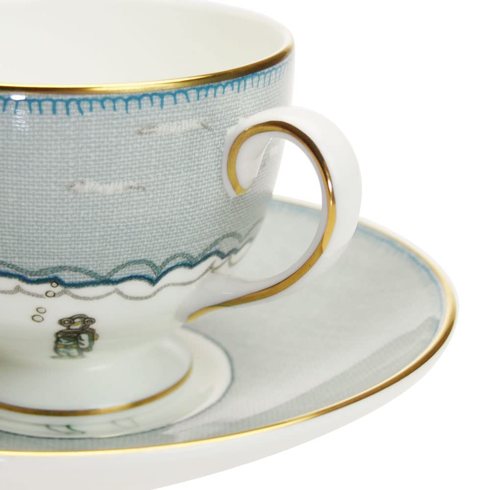 Wedgwood Sailor's Farewell Teacup and Saucer by Lee [Parallel Import]