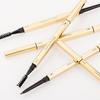 0.1g Eyebrow Filler Ultra-precision Long-lasting Double Head Square Gold Color Tube Beauty Brow Pencil for Women