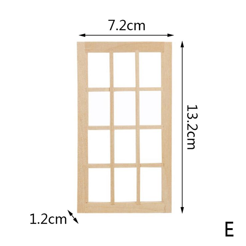 Мини-двери и окна кукольного домика можно покрасить и раскрасить простыми материалами