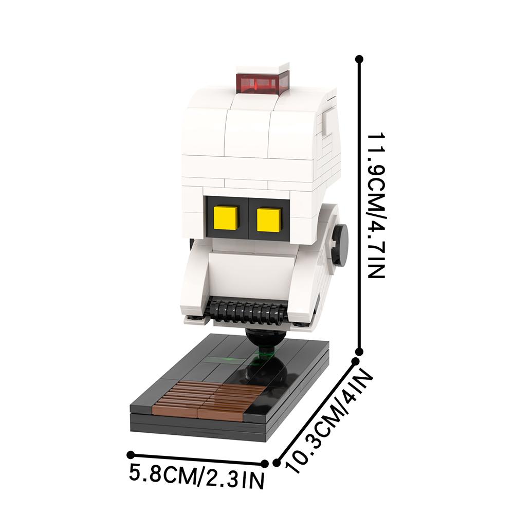 MOOXI Movie 215Pcs MOC Bricks Cartoon Cleaning Robot DIY Model Figures Creativity 21303 40619 Building Blocks Toys Gifts MOC1241