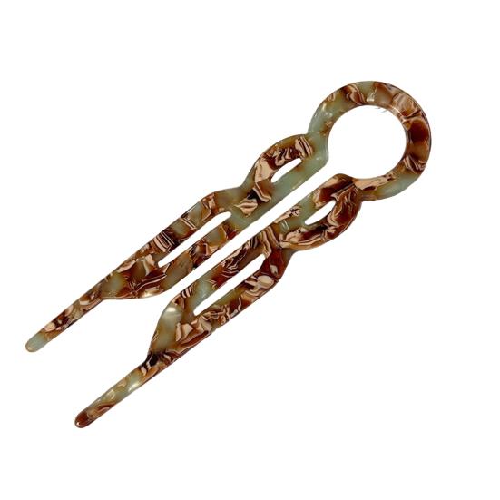 U-образная ацетатная заколка для волос, легкая, нескользящая, длинная, густая, шпилька для волос, французский пучок, аксессуары для волос для женщин и девочек