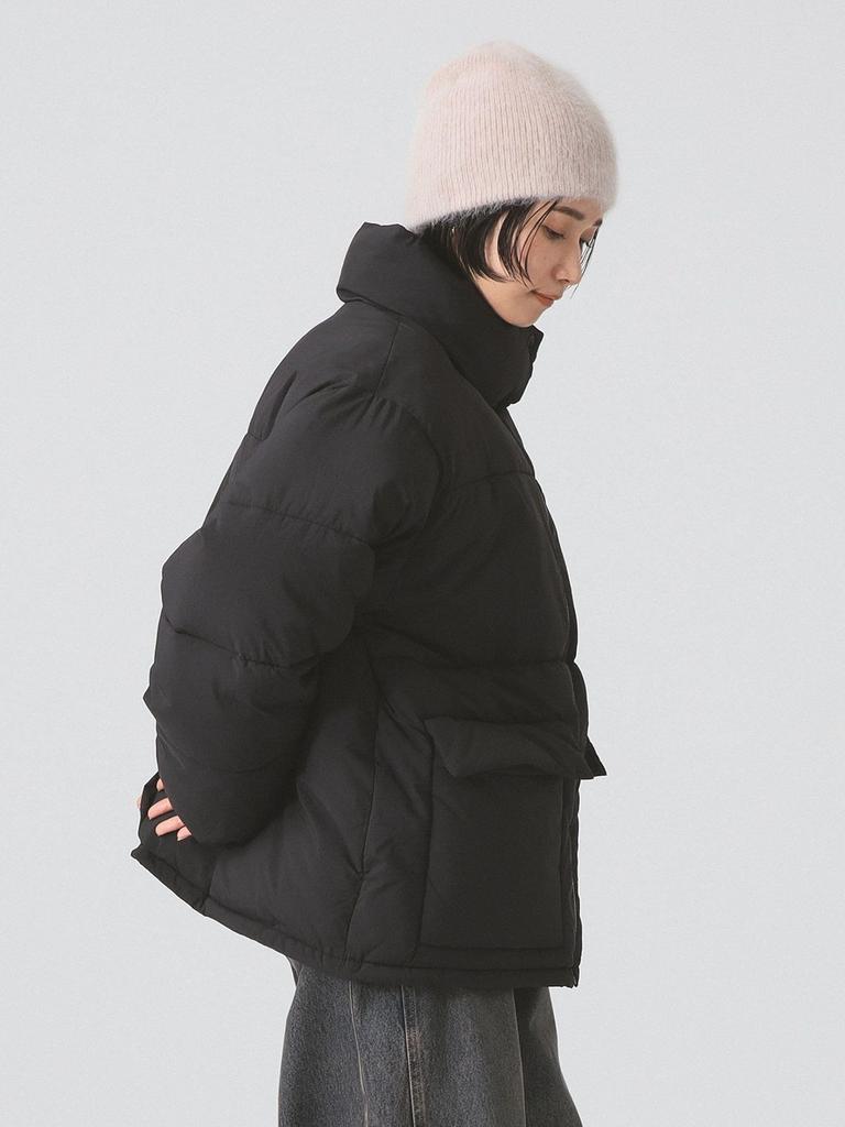 Женский утепленный блузон Ray Beams с воротником-стойкой, Черный 1