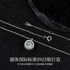 Dainty Moissanite Necklace Women Clavicle Chain Luxury Gift Her