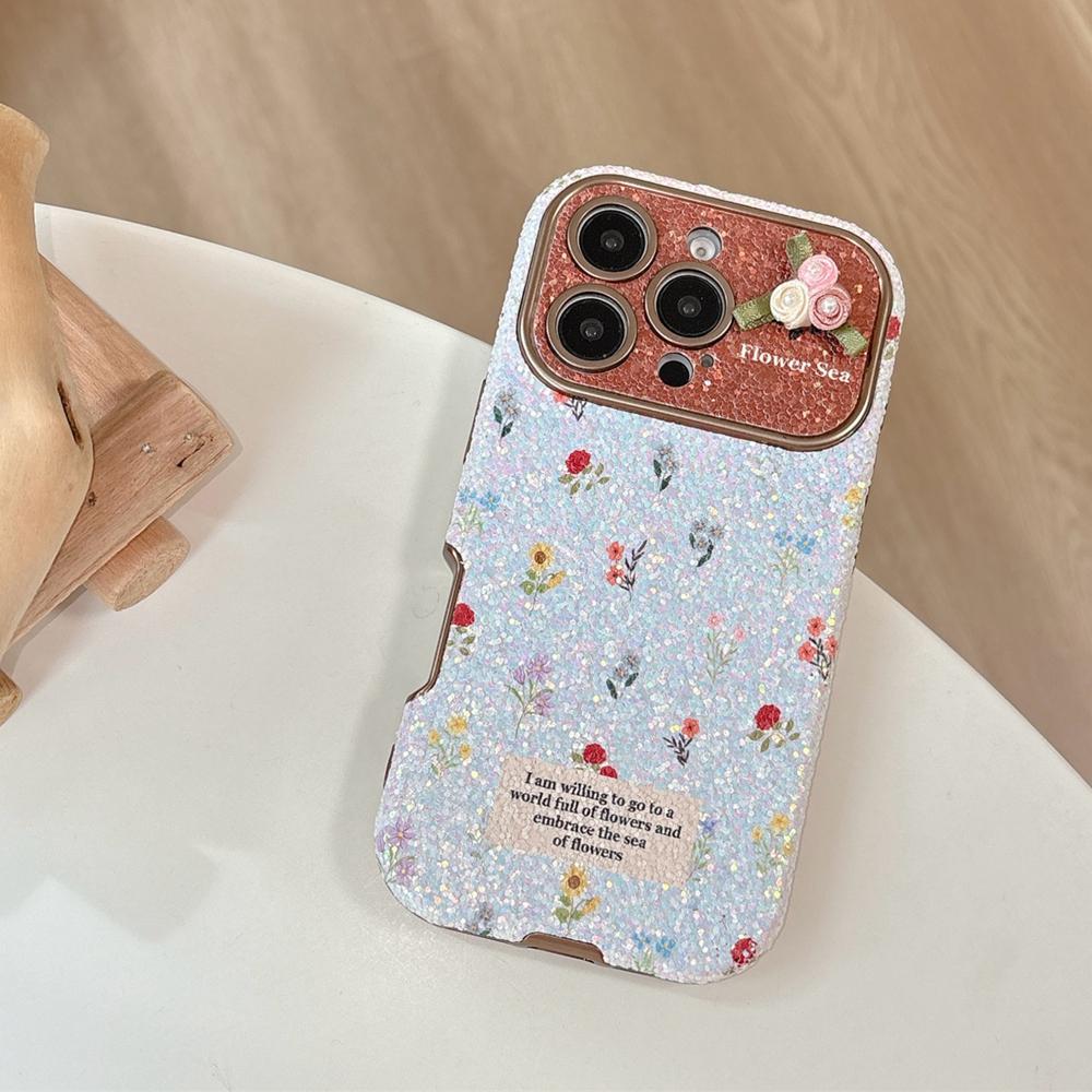 KEYSION Женский ретро цветочный чехол для телефона для iPhone 14 15 16 17 Pro Max, силиконовая противоударная задняя крышка с закругленными краями
