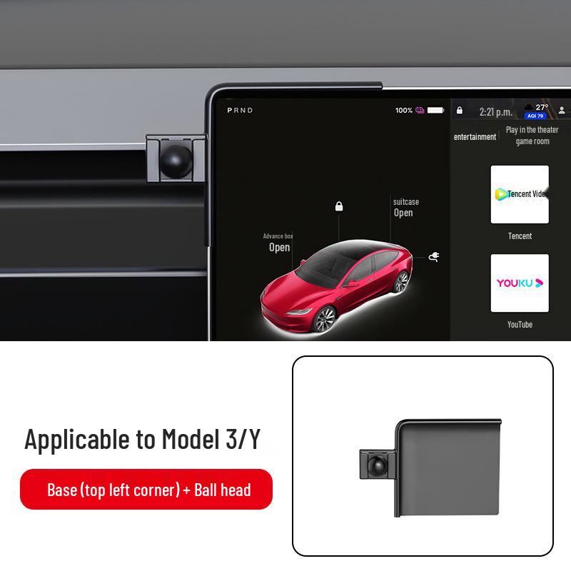 Автомобильный держатель для телефона Tesla Model 3/Y: Многофункциональный навигационный аксессуар для салона