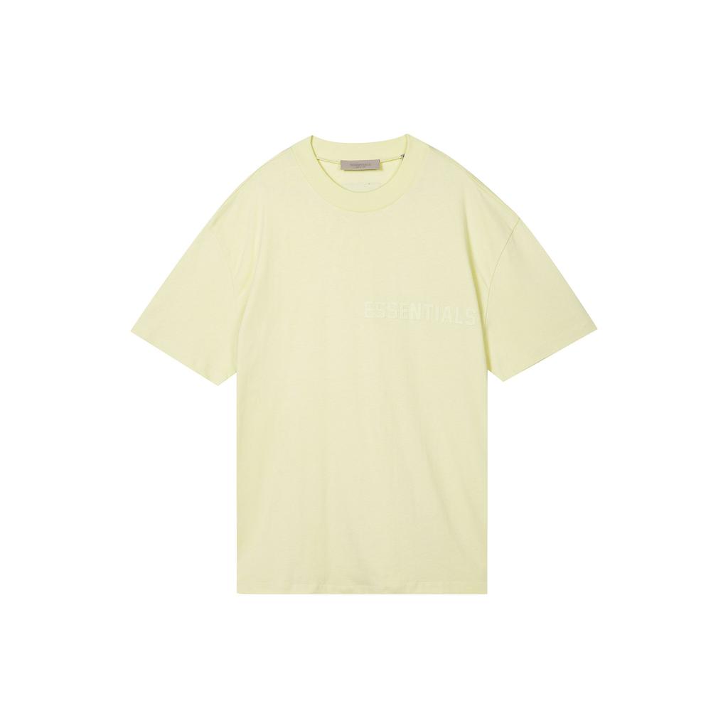 Fear of God Essentials Fall/Winter 2022 Short Sleeve Tee Unisex Tops Canary-Yellow FOG-FW22-373