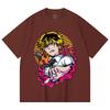 230 Gsm 100% Cotton Chainsaw Man V4 Denji Pochita Print Unisex Heavy Cotton T Shirt