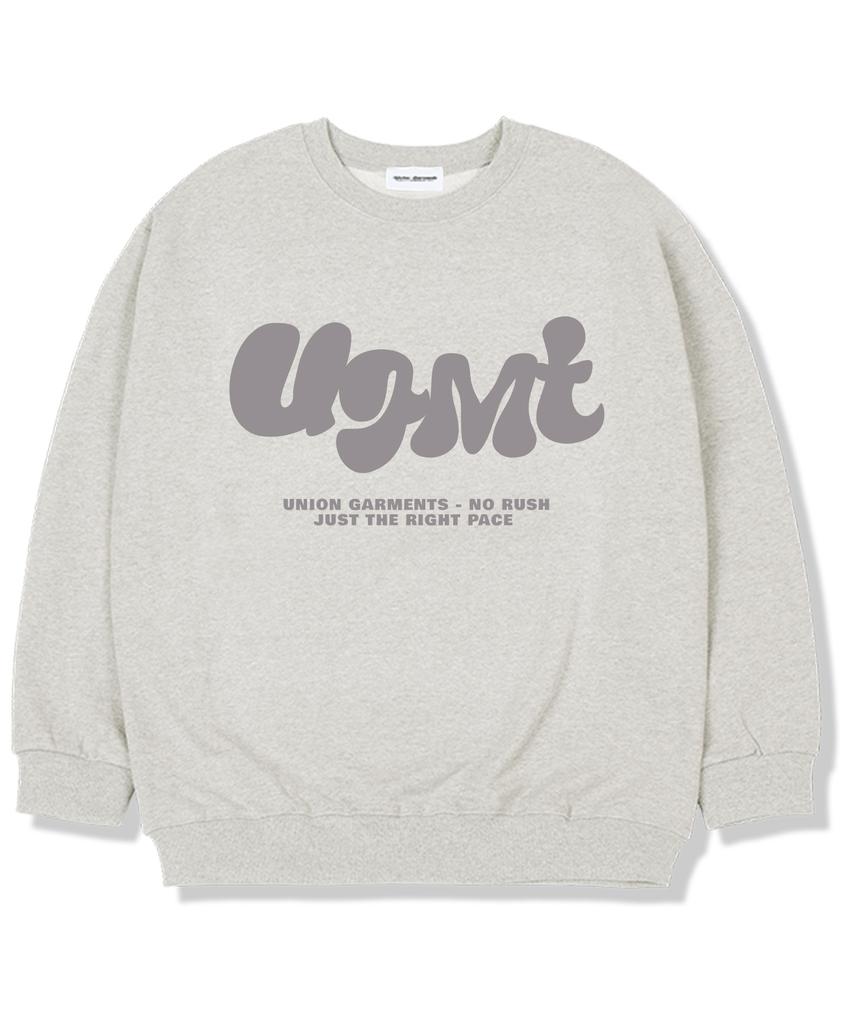 UNION GARMENTS Свободная толстовка с флисовой подкладкой Lightface Овсяный