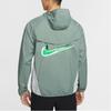 Nike Куртки Мужские Зеленые С Капюшоном Умеренные Другие HV2650-034