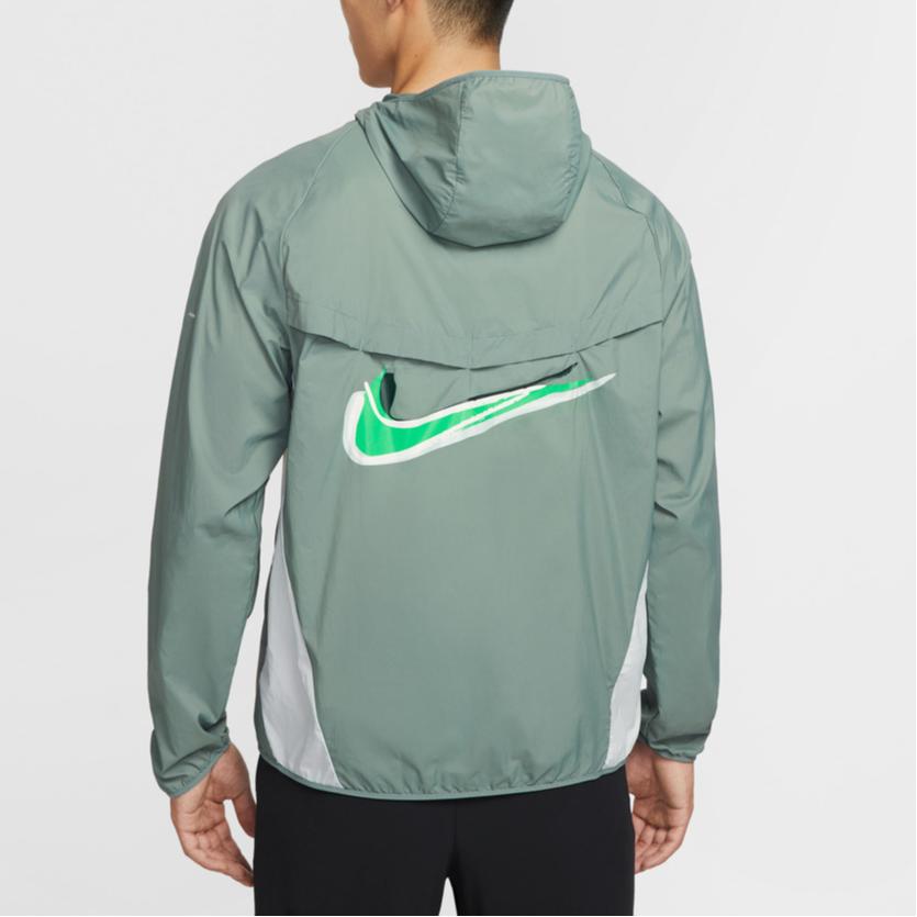 Nike Куртки Мужские Зеленые С Капюшоном Умеренные Другие HV2650-034