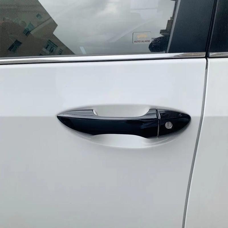 Для Toyota Corolla LHD 2014 2015 2016 2017 2018 ABS Хром Карбоновое волокно Черный Накладки на ручки дверей Автомобильные аксессуары для стайлинга