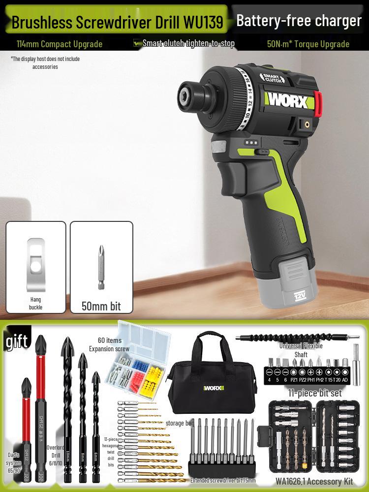 Wickes WU139 Аккумуляторная Умная Отвертка-Дрель с Литиевой Батареей