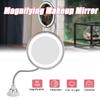 36V 5X/10X LED Mirror Makeup Mirror with LED Light Vanity Miroir LED Miroir Magnifying Mirror Magnifying with LED Light White + Silver